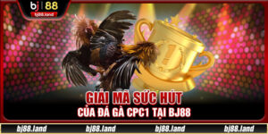 Đá Gà CPC1 BJ88 - Giải Mã Sức Hút Và Bí Quyết Cực Đỉnh